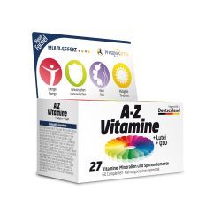 PHARMAVITAL A-Z Vitamine+Lutein+Q10  60 St Tabletten