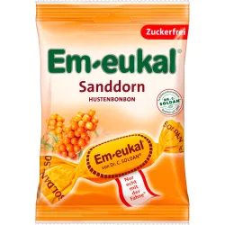 Dr. C. SOLDAN GmbH, Em-eukal Sanddorn zuckerfrei 75 g Bonbons