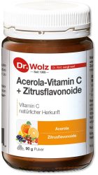 Dr. Wolz Acerola-Vitamin C + Zitrusflavonoide 90 g Pulver