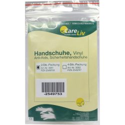 HANDSCHUHE Vinyl Anti Aids 2 St Handschuhe