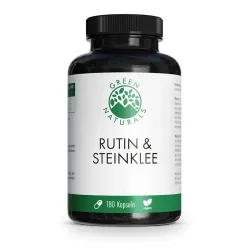 Green Naturals Rutin & Steinklee 500 Mg Vegan 180 St Kapseln