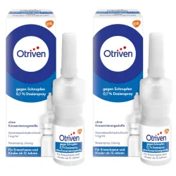 Otriven SCHNUPFEN DOSIERSPRAY OK 0,1% Doppelpack 2X10 ml Dosierspray