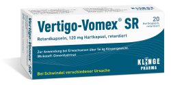 Vertigo-Vomex SR Retardkapseln 20 St Retard-Kapseln