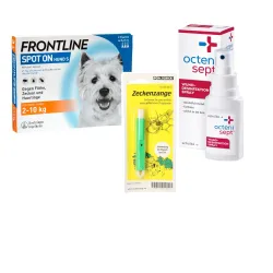 Zecken-Set Hund S (2-10 kg) 1 Sparset