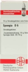 SPONGIA D 6 Globuli 10 g Globuli