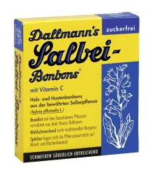 DALLMANN'S Salbei-Bonbons zuckerfrei 20 St Bonbons
