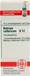 NATRIUM SULFURICUM D 12 Globuli 10 g Globuli