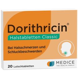 Dorithricin Classic Lutschtabletten bei Halsschmerzen  20 St Lutschtabletten