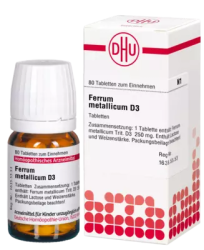 FERRUM METALLICUM D 3 Tabletten 80 St Tabletten