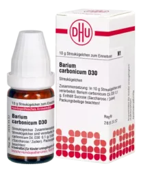 BARIUM CARBONICUM D 30 Globuli 10 g Globuli