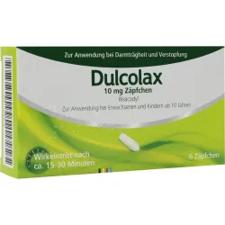 Dulcolax 10mg Zäpfchen 6 St Suppositorien