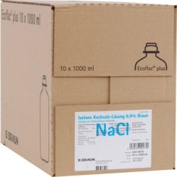 Isotone Kochsalz-Lösung 0,9% Braun Ecoflac plus 10X1000 ml Infusionslösung