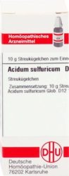 ACIDUM SULFURICUM D 12 Globuli 10 g Globuli