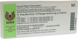 Iscucin Populi Potenzreihe II Ampullen 10X1 ml Ampullen