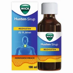 WICK Husten-Sirup gegen Reizhusten mit Honig 180 ml Sirup