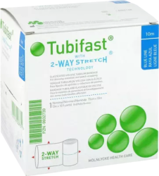 TUBIFAST 2-Way Stretch 7,5 cmx10 m blau 1 St Verband