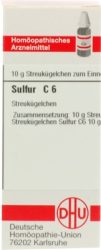 SULFUR C 6 Globuli 10 g Globuli