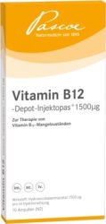 Vitamin B12 Depot-Injektopas 1500µg 10X1 ml Injektionslösung