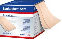 LEUKOPLAST Soft Pflaster 8 cmx5 m Rolle 1 St Pflaster
