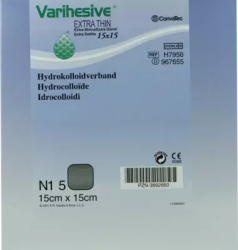 VARIHESIVE extra dünn 15x15 cm HKV hydroaktiv 5 St
