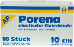 PORENA elast.Mullbinde 10 cm weiß o.Cello 10 St Binden