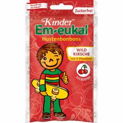Em-eukal Kinder WILDKIRSCHE zuckerfrei 75 g Bonbons