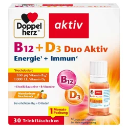 Doppelherz aktiv B12 + D3 Duo Aktiv 30 St Trinkampullen