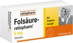 Folsäure-ratiopharm 5 mg  50 St Tabletten