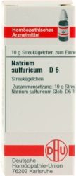 NATRIUM SULFURICUM D 6 Globuli 10 g Globuli