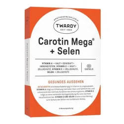Twardy Carotin Mega + Selen-Kapseln 60 St Kapseln