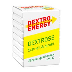 DEXTRO ENERGY zitrone + vitamin C 1 St Würfel