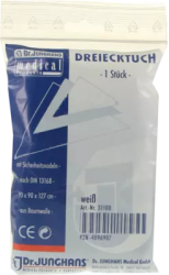 DREIECKTUCH rohweiß 90x90x127 31100 1 St