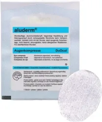 ALUDERM Augenkompressen DuOcul steril 1 St Kompressen