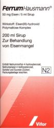 Ferrum Hausmann 50mg Eisen/5ml 200 ml Sirup