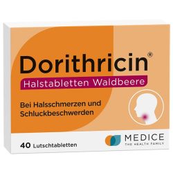 Dorithricin Waldbeere Lutschtabletten bei Halsschmerzen  40 St Lutschtabletten