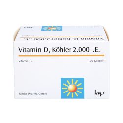 Vitamin D3 Köhler 2000 IE 120 St Kapseln