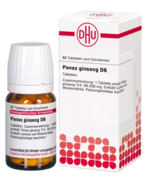 PANAX GINSENG D 6 Tabletten 80 St Tabletten