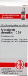 ARISTOLOCHIA CLEMATITIS C 30 Globuli 10 g Globuli