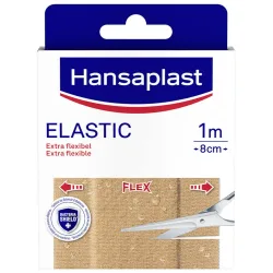 Hansaplast Elastic 1m x 8cm 1 St Pflaster