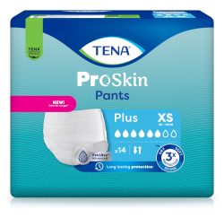 TENA PROskin Pants PLUS XS 4X14 St