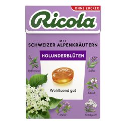 Ricola Holunderblüten Schweizer Kräuterbonbon zuckerfrei 50 g Bonbons