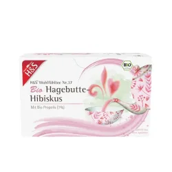 H&S Wohlfühltee Hagebutte-Hibiskus 20X3.0 g Filterbeutel