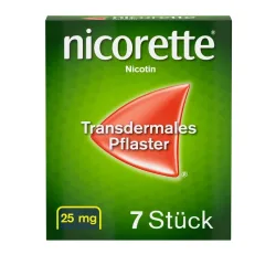 nicorette Nikotinpflaster mit 25 mg Nikotin zur Raucherentwöhnung
