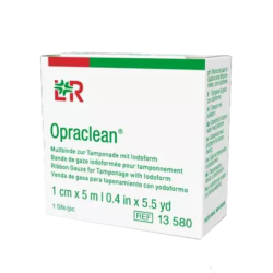 OPRACLEAN Mullbinde z.Tampon.m.Jodoform 1 cmx5 m 1 St Tamponaden