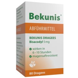 Bekunis Dragees Bisacodyl 5mg 80 St Tabletten magensaftresistent