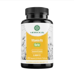 VIRISOLIS Vitamin D3 forte Sonnentraum 2000 I.E. 180 St Kapseln