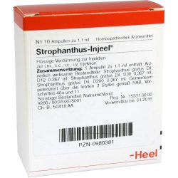 STROPHANTHUS INJEEL Ampullen 10 St Ampullen