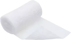 DRACOELFI elastische Fixierbinde 4 cm x 4 m gekreppt cellophaniert 1 St Binden