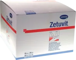 ZETUVIT Saugkompressen unsteril 10x20 cm 30 St Kompressen
