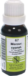 MERCURIUS CYANATUS K Komplex Nr.67 Dilution 20 ml Dilution